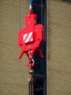 Construction Site Crane Hook Stock Photos