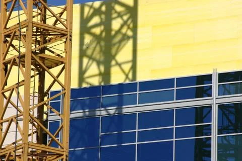 Construction site crane Stock Photos