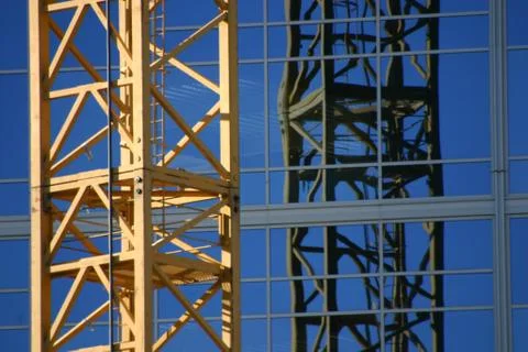Construction site crane Stock Photos