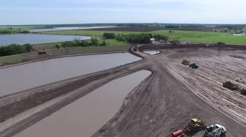 Construction Site Descend Stock Footage 66571720