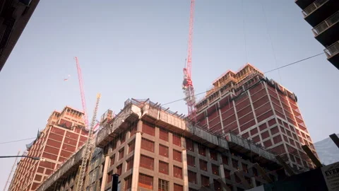 Construction Site in Dumbo Brooklyn New York Stock Footage 134435626