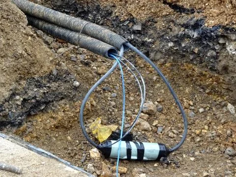 Construction Site Electrical Wiring Stock Photos