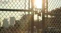Construction site. End of the day. HD Footage