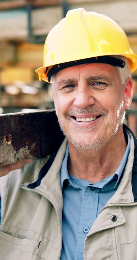 Construction site, engineer and man with beam for infrastructure development or Stock Footage 340875445