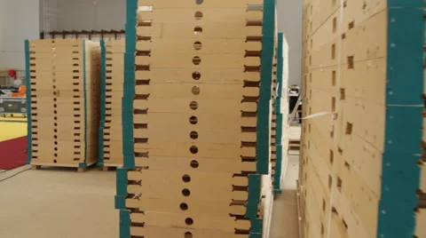 Construction site of an event Stock Footage 60613319