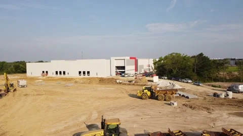 Construction site exterior Stock Footage 158895339