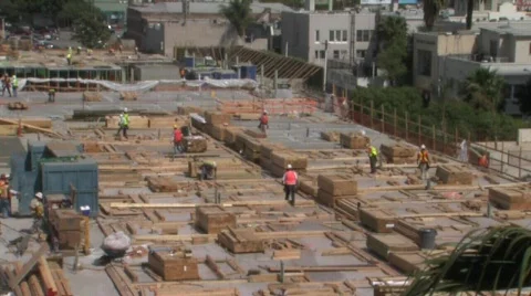 Construction Site Stock Footage 436313