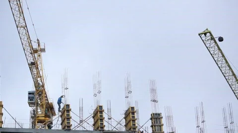 Construction Site 스톡 동영상 570050