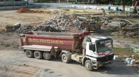 Construction Site Stock Footage 740241