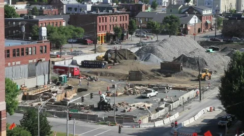 Construction Site Stock Footage 774302