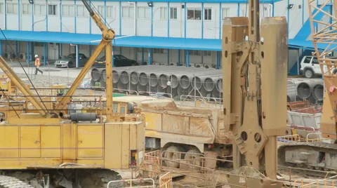 Construction site Stock Footage 1001000