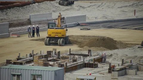 Construction Site Video stock 5186838