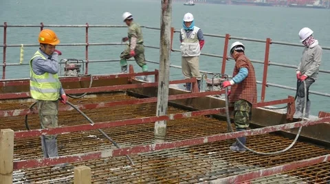 Construction Site Video stock 5190348