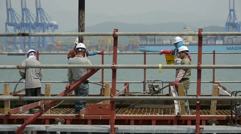 Construction Site Video stock 5199577