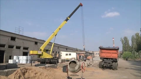 Construction site Stock Footage 8831757