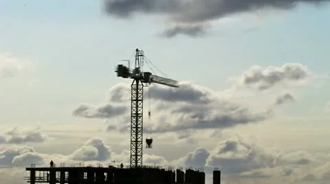 Construction site Stock Footage