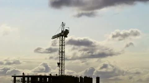 Construction site Stock Footage 12601378