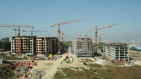 Construction site Vidéo 24637649