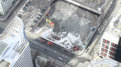 Construction Site Stock Footage 40711928