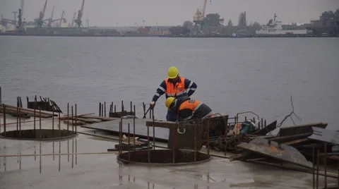 Construction Site Stock Footage 42615559