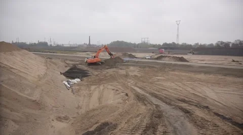 Construction Site Stock Footage 42615619