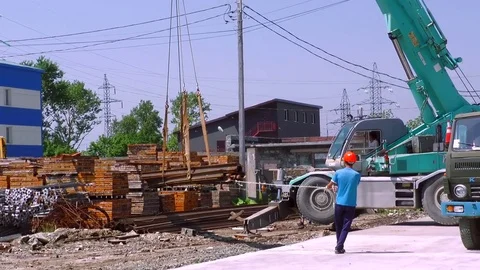 Construction site Stock Footage 77816702
