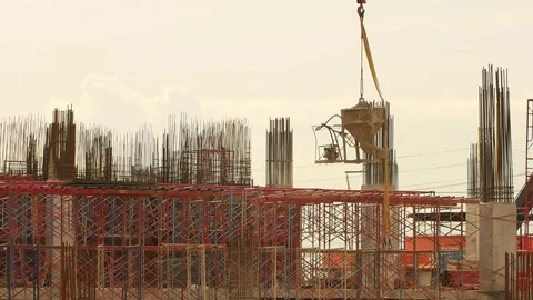 Construction site Stock Footage 79504383