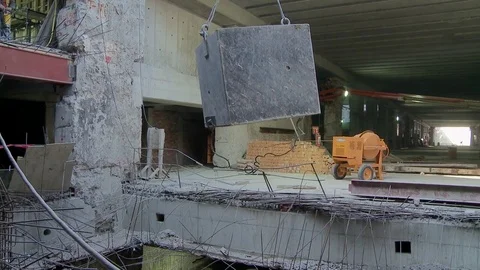 Construction site 스톡 동영상 81532551