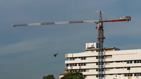 Construction site Stock Footage 89828488