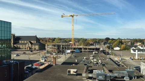 Construction Site Stock Footage 90019054