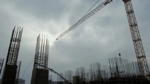 Construction site Stock Footage 102343702