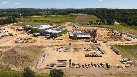 Construction Site Stock Footage 107350756