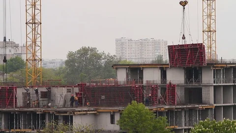 Construction site Stock Footage 108043885