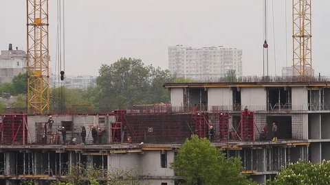 Construction site Stock Footage 108043908