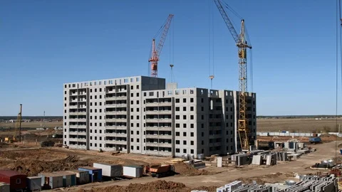 Construction site Stock Footage 112948818