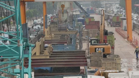 Construction site Stock Footage 116527960