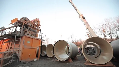 Construction Site Stock Footage 116834313