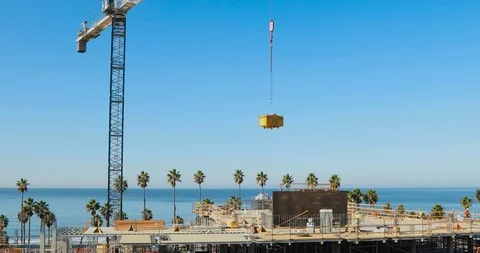 Construction Site Stock Footage 122090572