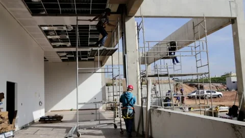 Construction site Stock Footage 153549851