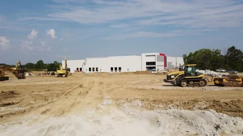 Construction site Stock Footage 158895286