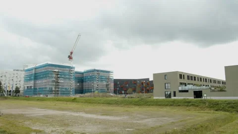 Construction site Video stock 163356833