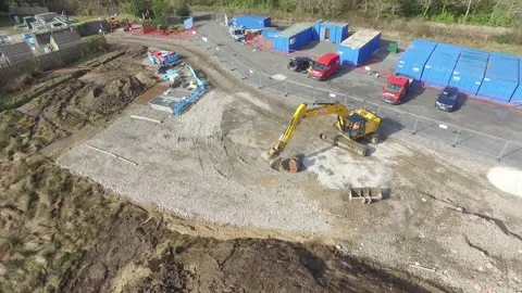 Construction Site Stock Footage 168261680