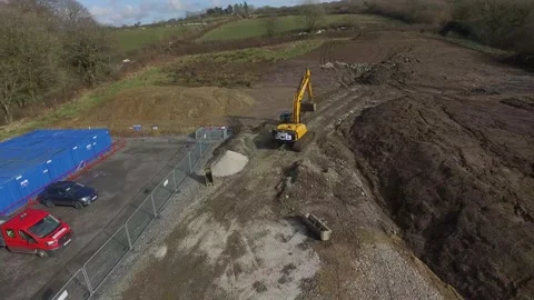 Construction Site Stock Footage 168261773