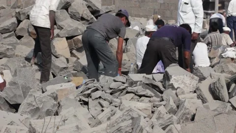 Construction site Stock Footage 208563435