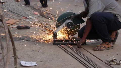 Construction site Stock Footage 208563444