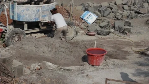 Construction site Stock Footage 208563447