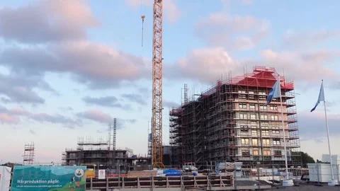 Construction site Video stock 282726189