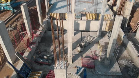 Construction site Stock Footage 322192661