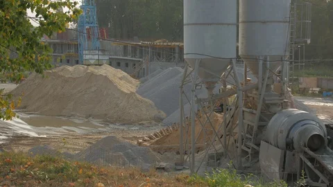 Construction Site In The Forest Stock Footage 122695850