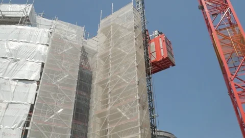 Construction Site in Hammersmith Video stock 91553425